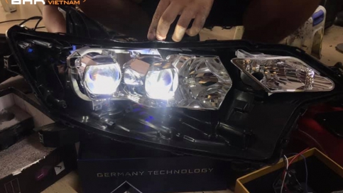 Đèn bi LED Mitsubishi Outlander | Aozoom X-Led Pro Domax Light 